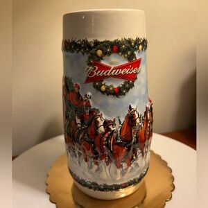 Budweiser Holiday Stein in original box. 2009